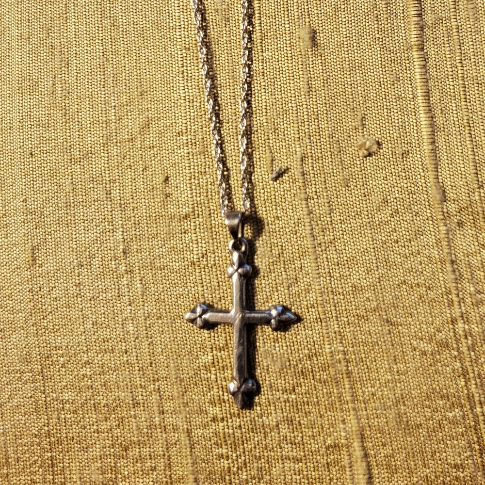 Sterling Silver Cross Necklace